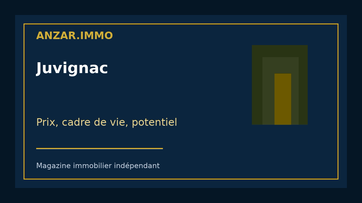 Juvignac — illustration éditoriale Anzar.immo