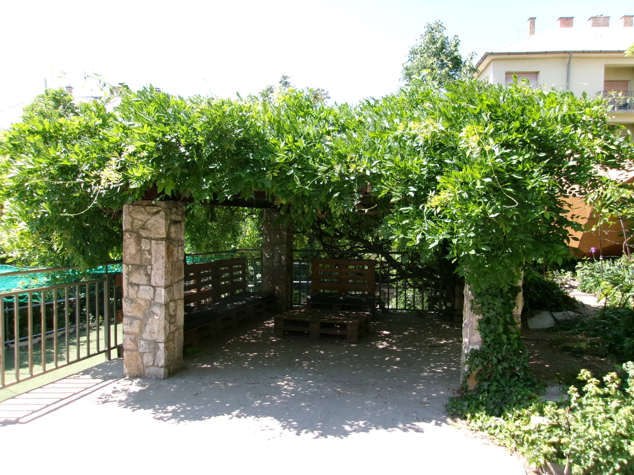 Terrasse résidentielle végétalisée à entretenir et sécuriser