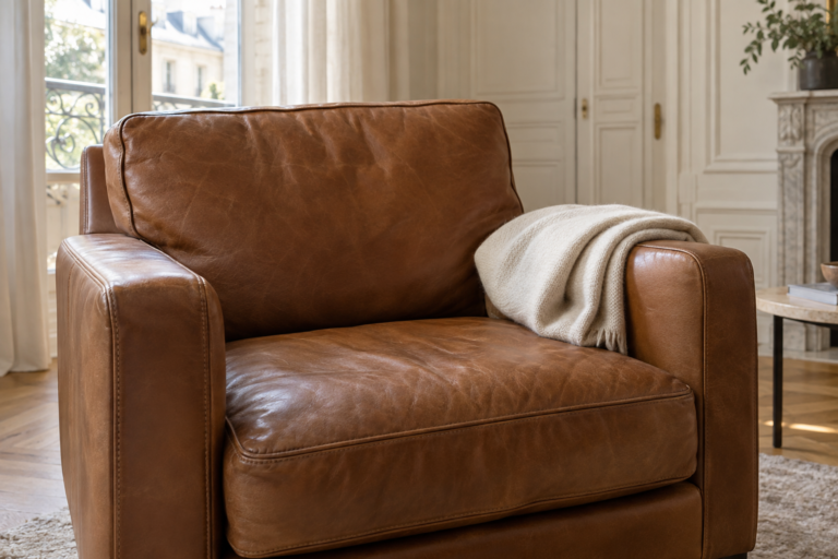 Fauteuil en cuir : nettoyer sans tacher ni abîmer la finition