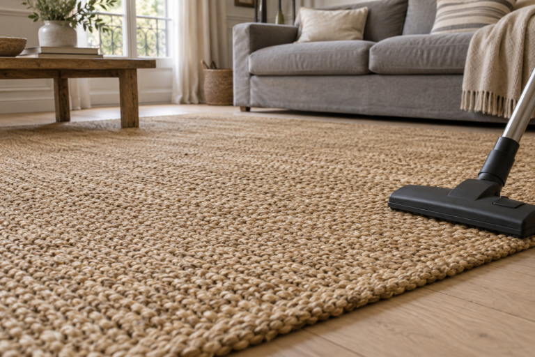 Tapis en jute : nettoyer les taches sans détremper les fibres