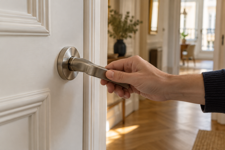 Poignée de porte intérieure qui bouge : que vérifier sans abîmer la serrure ?